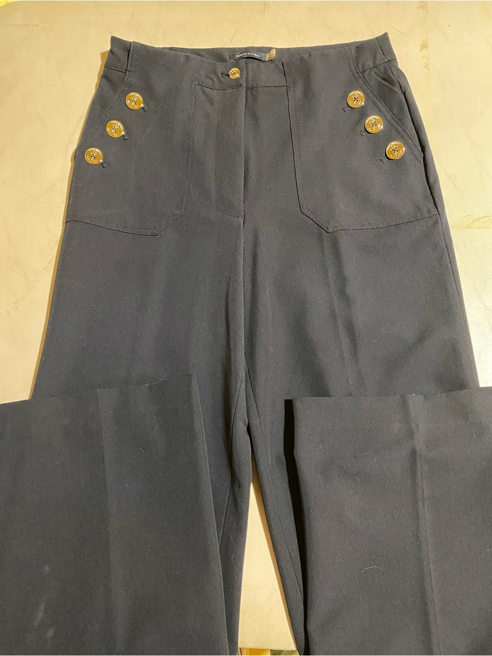 Tommy Hilfiger Navy Blue Sailor-Theme Pants